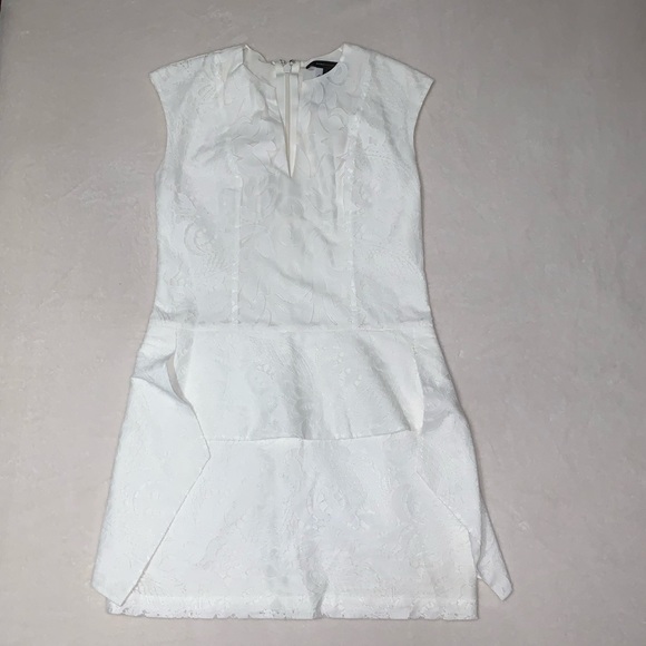 BCBG Maxazria “Isabel” White Lace Mini Dress - Picture 4 of 7